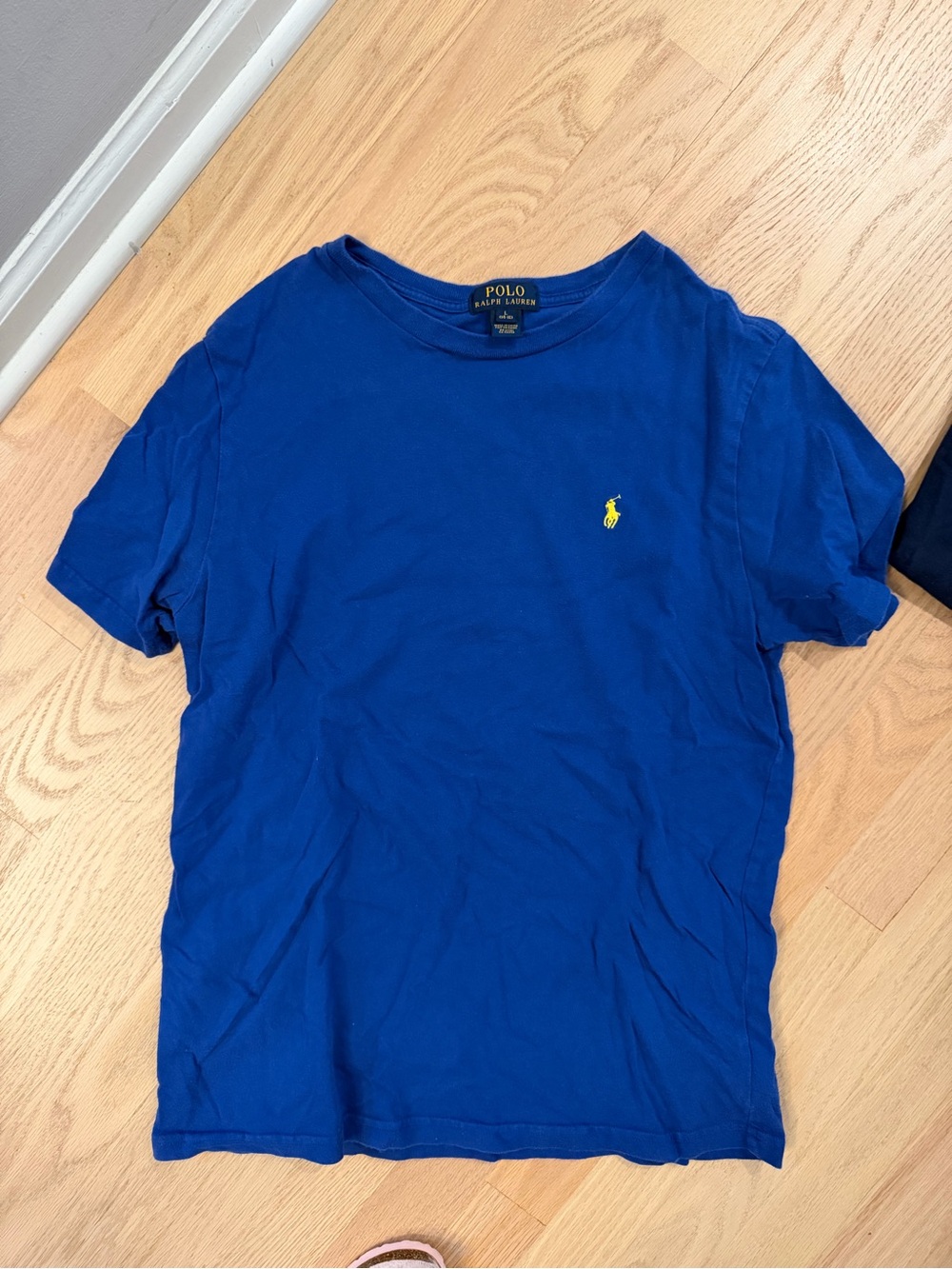 Polo by Ralph Lauren Kids Short Sleeve Tee Trio - Blue, Navy & Green - Picture 3 of 3